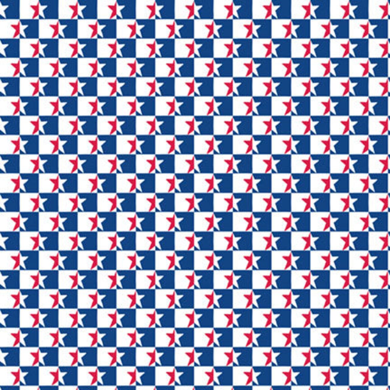 Fabric P & B Textiles Multi Half Stars Patriotic Minis by the Quarter Yard PMIN6050-MU